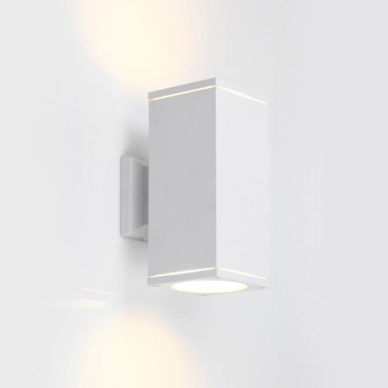 Светильник  "Кватро" General (662263) 2GX53 для фасадной подсветки белый IP65