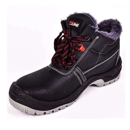 Ботинки мужские "Редлайн" р.43 ПУ/ТПУ; иск.мех цв.черный ЗСЗЛ СМП/2