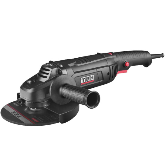 Углошлифмашина TEH TG18016 180мм, 1,6кВт (плавн.пуск,защита от перегрузки и выключение при заклинивании диска)