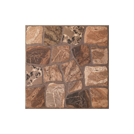 Керамогранит глаз. рельефная  298x298 мм, 8 мм, "Vilio" 17283 коричневый сорт 1  Cersanit