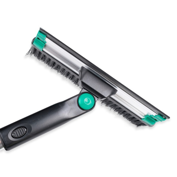 Водосгон - щетка ЗИМНЯЯ для мойки окон и стекол (89-126 см., 28 см.) складная телескопическая, поворотная ("AVS") "WB-126" для удаления воды, снега, льда