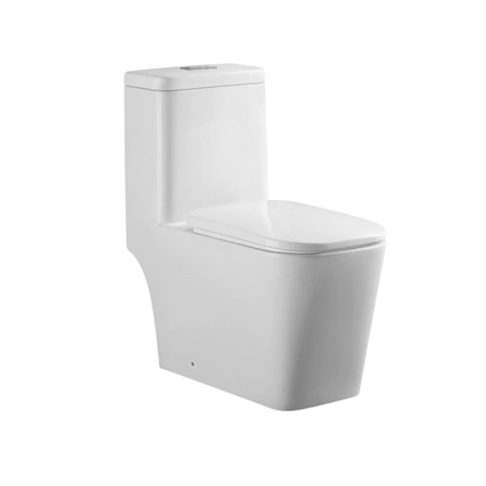 Унитаз-компакт Redo R64 моноблок горизонтальный выпуск, двухрежимная арматура, нижний  подвод, сиденье