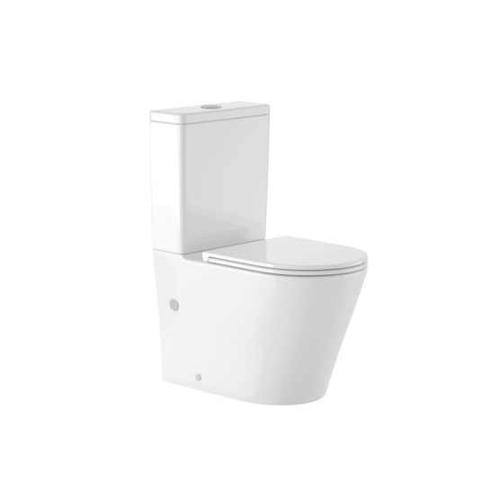 Унитаз-компакт Redo MIRAGE Tornado горизонтальный выпуск, двухрежимная арматура, нижний  подвод, сиденье