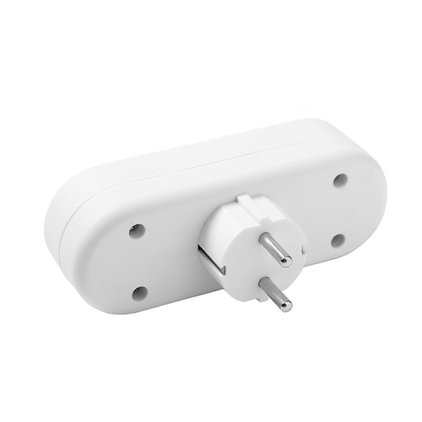 Разветвитель DOMTOK (2655) 3 места плоский белый 10А 2200Вт 