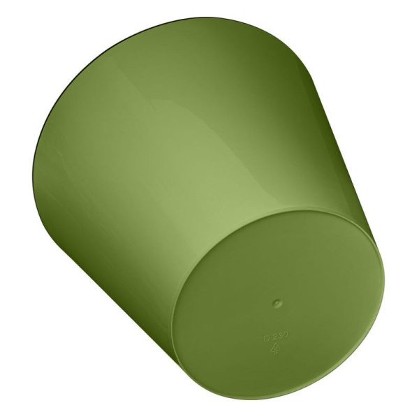 Горшок для цветов "Rosemary" 230 мм, 5 л, с дренажной вставкой (зеленый) 221605918/01