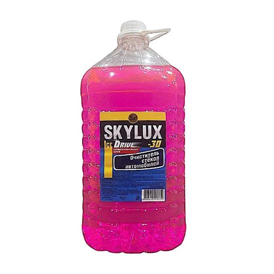 Очиститель стекол автомобилей  "SKYLUX ice Driver -30C" 5л. (-30 гр./ц.) (незамерзайка) ( NF30) 