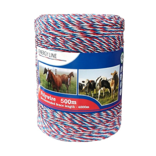 111316 Провод Energi Line . бухта 500м многож. 5*0,2мм нерж 1*0,25мм медь электроизгородь(пастух)