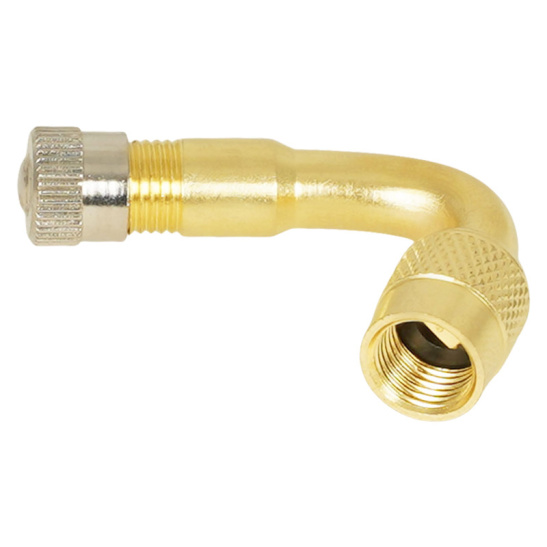 Удлинитель вентиля загнутый  67* (угловой, латунь) "AIRLINE" (ATRV047)