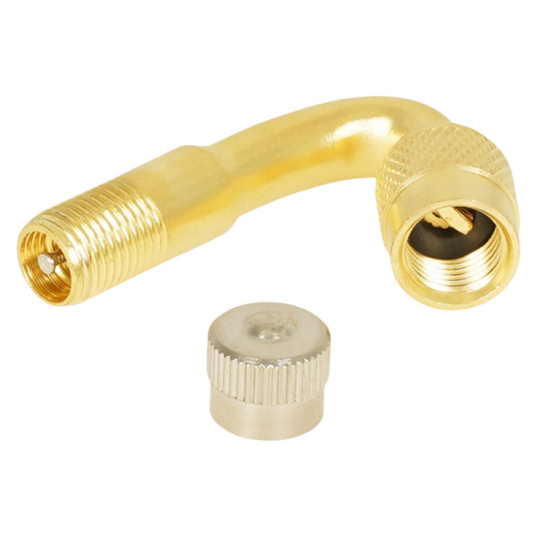 Удлинитель вентиля загнутый  45* (угловой, латунь) "AIRLINE" (ATRV046)