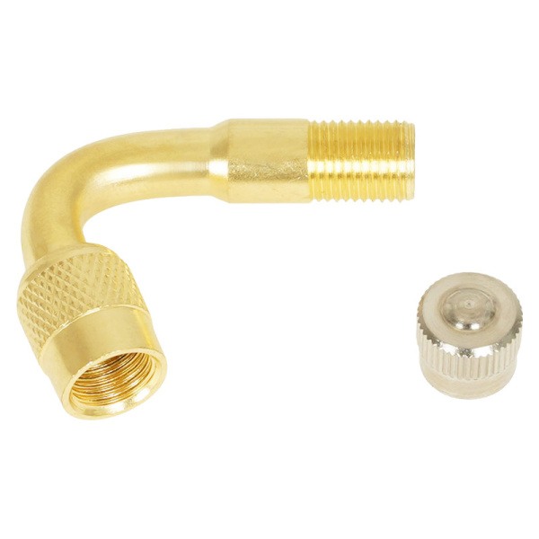 Удлинитель вентиля загнутый  67* (угловой, латунь) "AIRLINE" (ATRV047)