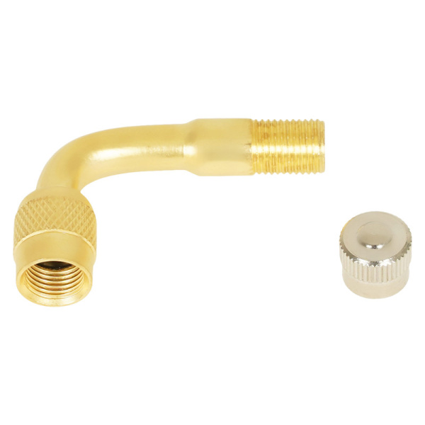 Удлинитель вентиля загнутый  90* (угловой, латунь) "AIRLINE" (ATRV048)