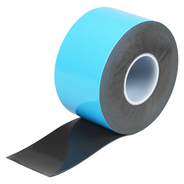 Скотч двухсторонний (50 мм / 5,0 м.) акриловый, черный ("AIRLINE") ADS-A-013 (лента клейкая двусторонняя) ADSA013