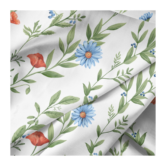 КПБ "Хорошо Дома" 1,5-спальный тк.поплин наволочки 50*70см цв."Цветочный вальс" 30245/1