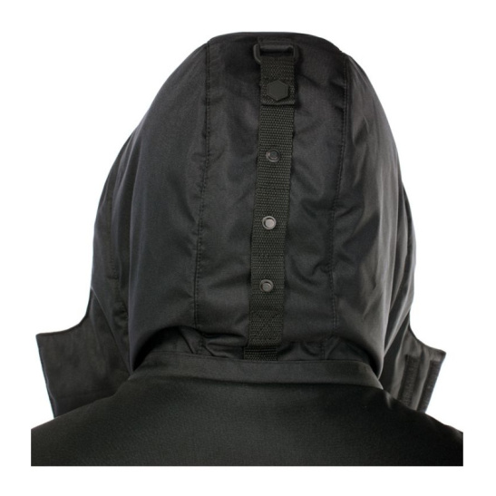 Костюм утепленный мужской "Брукс", р. 56-58 (112-116) рост 3/4 (170-176), (куртка/брюки), темно-серый с черной отделкой, с СОП