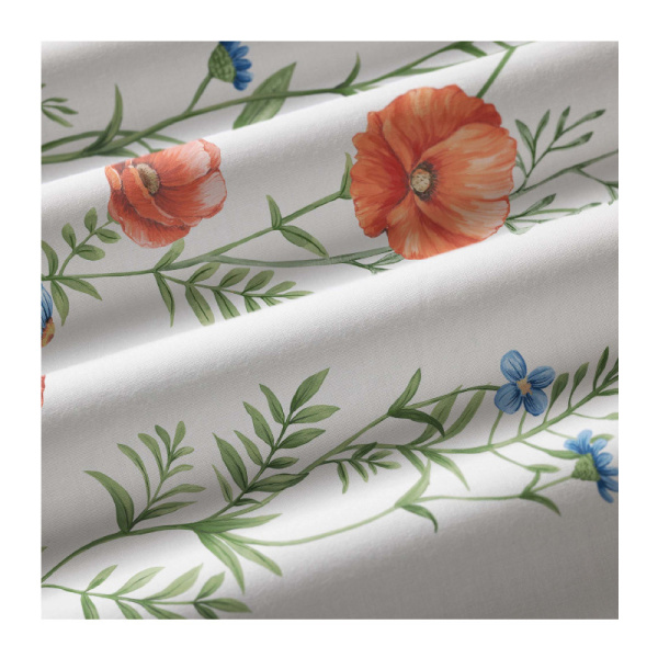 КПБ "Хорошо Дома" 1,5-спальный тк.поплин наволочки 70*70см цв."Цветочный вальс" 30245/1