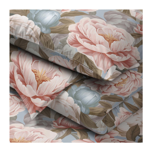 КПБ "Хорошо Дома" 1,5-спальный тк.поплин наволочки 50*70см цв."Симфония" 30246/1