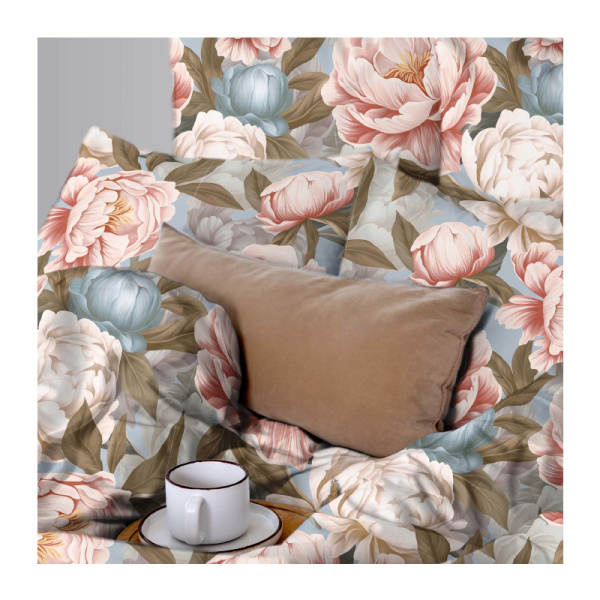 КПБ "Хорошо Дома" 1,5-спальный тк.поплин наволочки 70*70см цв."Симфония" 30246/1