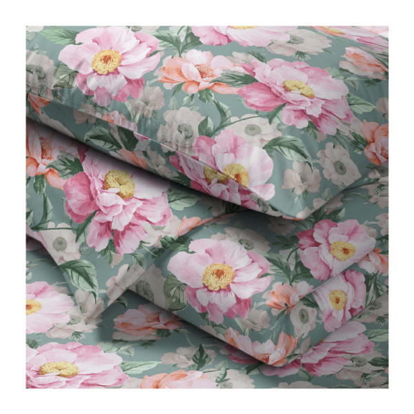 КПБ "Хорошо Дома" 1,5-спальный тк.бязь наволочки 50*70см цв."Прима" 30247/1