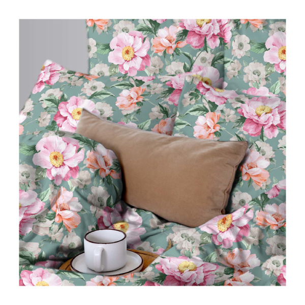 КПБ "Хорошо Дома" 1,5-спальный тк.бязь наволочки 70*70см цв."Прима" 30247/1