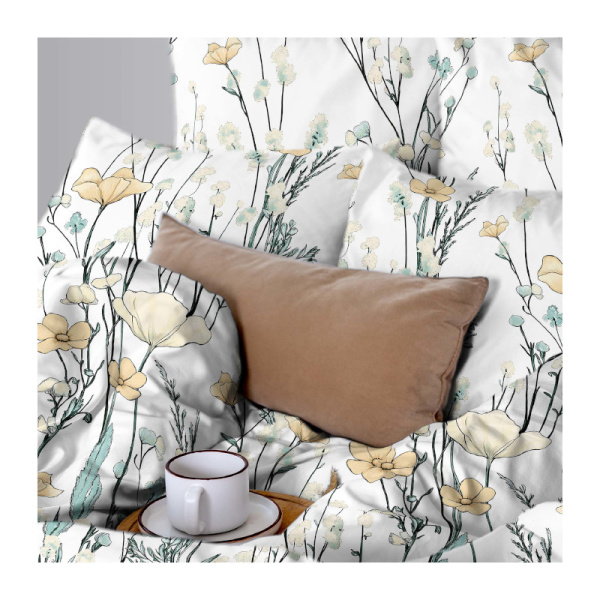 КПБ "Хорошо Дома" 1,5-спальный тк.бязь наволочки 70*70см цв."Гармония" 30248/1