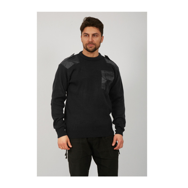 Свитер-джемпер офицерский р.44-46(88-92) рост 3/4(170-176) цв.черный