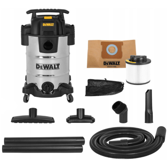 Пылесос строительный DEWALT DXV 30 SAPTA, 1050Вт(сухая уборка+влажная уборка) бак 30л, ДеВолт