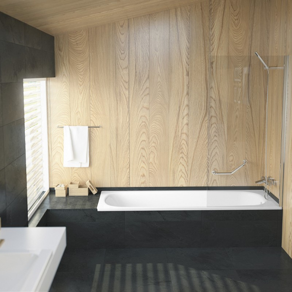 Ванна стальная 1700x700x390 мм, белая, BLB, Universal HG,  ножки в комплекте, Португалия