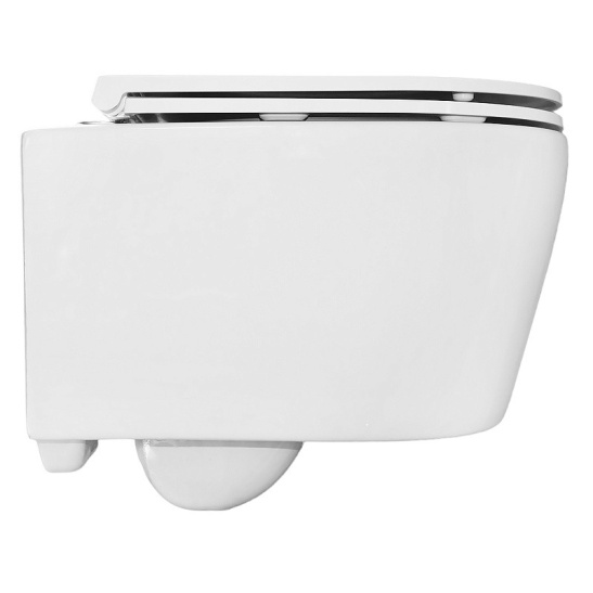 Сет AZARIO NEW-TS 1 инсталляция + Azario UNO подвесной безободковый унитаз с сиденьем микролифт + кнопка AZARIO NEW-TS хром глянец (квадратная) нержавеющая сталь (AZ-TS006T+AZ-2380+AZ-SS-003-CH)