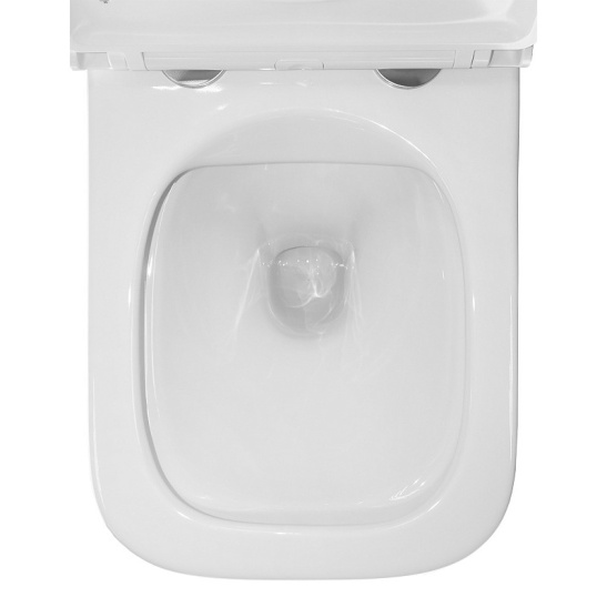 Сет AZARIO NEW-TS 1 инсталляция + унитаз Teramo (квадратный) сиденье микролифт + кнопка для инсталляции AZARIO NEW-TS хром глянец (овальная) нерж. сталь (AZ-TS006T+AZ-0052+AZ-SS-001-CH)