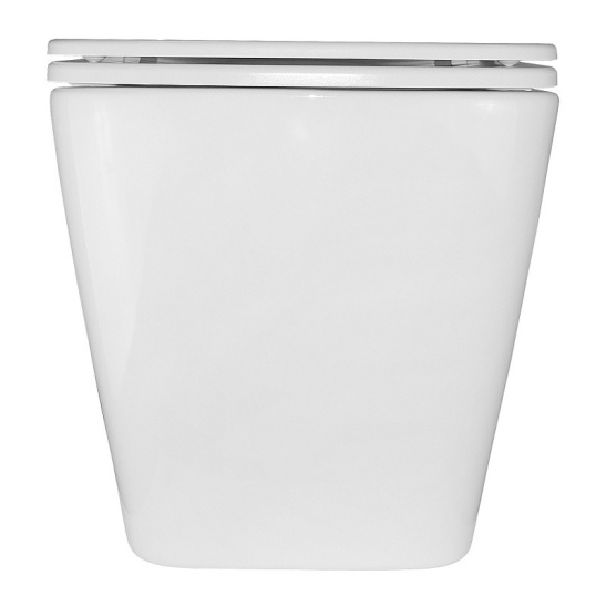 Сет AZARIO NEW-TS 1 инсталляция + унитаз Teramo (квадратный) сиденье микролифт + кнопка для инсталляции AZARIO NEW-TS хром глянец (овальная) нерж. сталь (AZ-TS006T+AZ-0052+AZ-SS-001-CH)