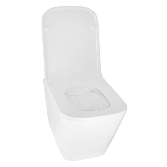 Сет AZARIO NEW-TS 1 инсталляция + унитаз Teramo (квадратный) сиденье микролифт + кнопка для инсталляции AZARIO NEW-TS хром глянец (овальная) нерж. сталь (AZ-TS006T+AZ-0052+AZ-SS-001-CH)