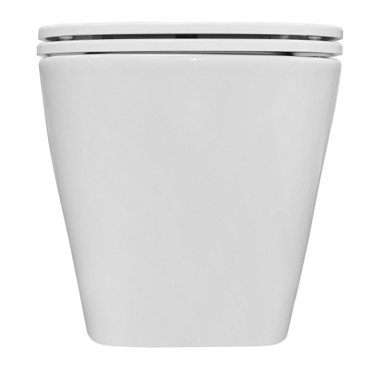 Сет AZARIO NEW-TS 1 инсталляция + унитаз Teramo (квадратный) с системой (Торнадо скрытое) сиденье микролифт + кнопка для инсталляции AZARIO NEW-TS хром глянец (квадратная) нерж. сталь (AZ-TS006T+AZ-0052-UQ3+AZ-SS-003-CH)