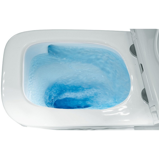 Сет AZARIO NEW-TS 1 инсталляция + унитаз Teramo (квадратный) с системой (Торнадо скрытое) сиденье микролифт + кнопка для инсталляции AZARIO NEW-TS хром глянец (овальная) нерж. сталь (AZ-TS006T+AZ-0052-UQ3+AZ-SS-001-CH)