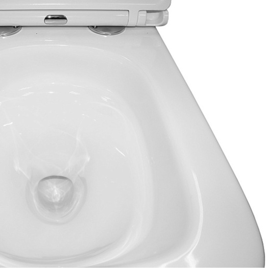 Сет AZARIO NEW-TS 1 инсталляция + унитаз Teramo (квадратный) с системой (Торнадо скрытое) сиденье микролифт + кнопка для инсталляции AZARIO NEW-TS хром глянец (овальная) нерж. сталь (AZ-TS006T+AZ-0052-UQ3+AZ-SS-001-CH)