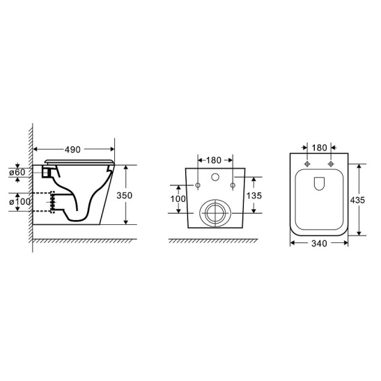Сет AZARIO NEW-TS 1 инсталляция + унитаз Teramo (квадратный) с системой (Торнадо скрытое) сиденье микролифт + кнопка для инсталляции AZARIO NEW-TS хром глянец (овальная) нерж. сталь (AZ-TS006T+AZ-0052-UQ3+AZ-SS-001-CH)
