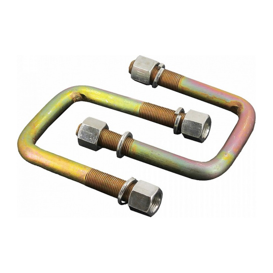 RG3302-70-2902408 Стремянка передней рессоры в сборе цинк для а/м  Г-3302  п/пр, Next, 3310  L-110мм (кт.2шт.) Riginal