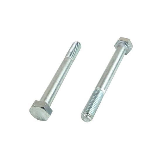 Болт М24x120 мм, цинк, DIN 931, Китай