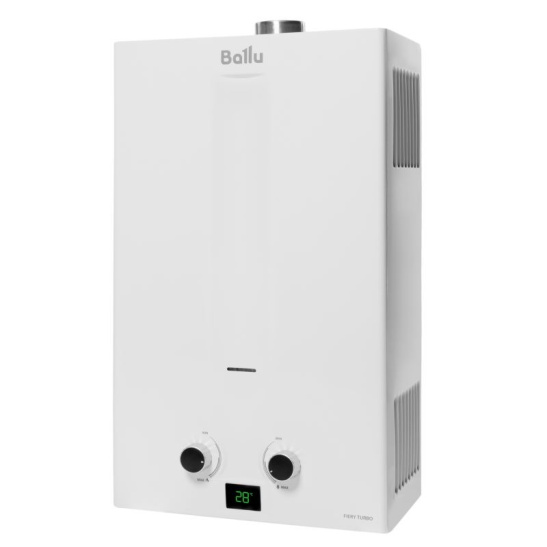 Газовый водонагреватель Ballu GWH 10 Fiery Turbo турбированная 220В (колонка)