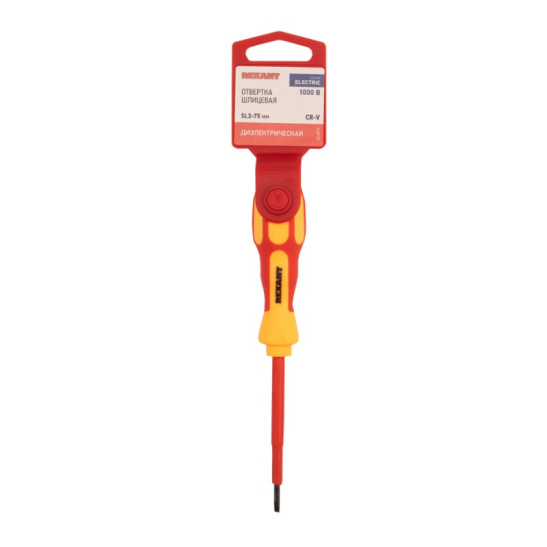 Отвертка диэлектрическая шлицевая REXANT (12-4712) SL4х100 до 1000В