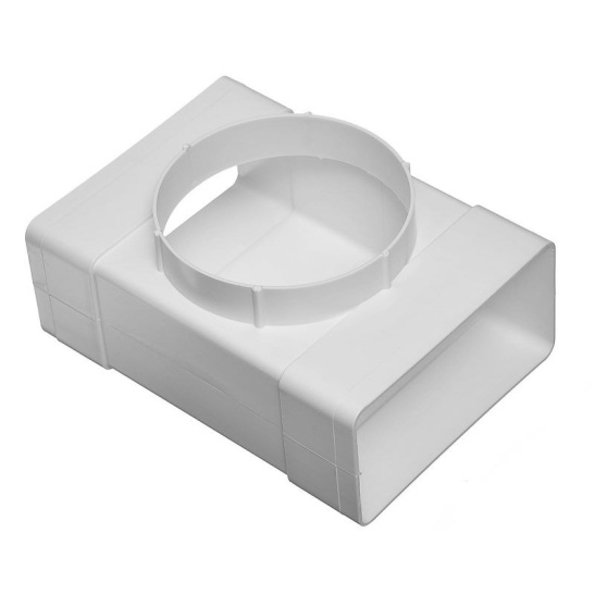 620ТФ10П Тройник ТФП D100 с выходом 60*204 пластик