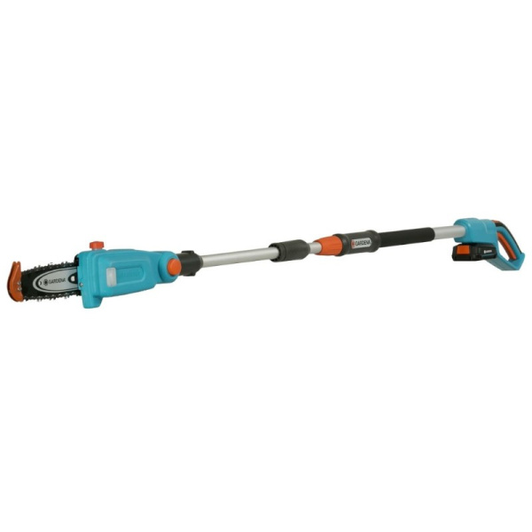 Комплект: Воздуходувка аккум. Gardena PowerJet 18V P4A + Высоторез аккумуляторный телескоп. Гардена (2 аккум. и заряд устр)