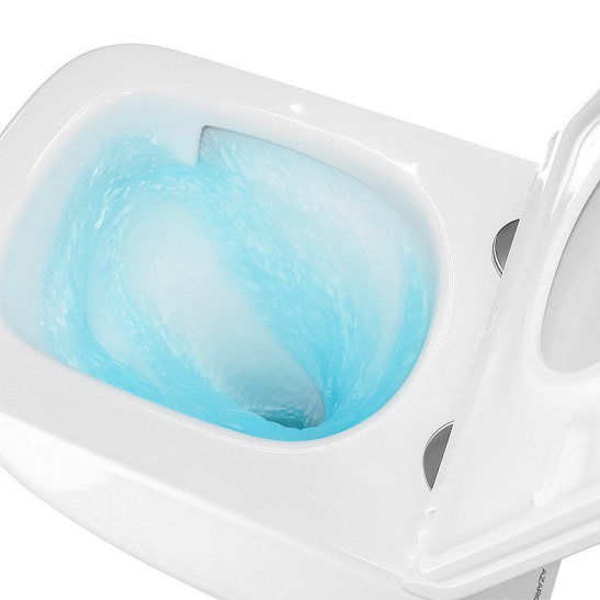 Сет AZARIO NEW-TS 1 инсталляция + Azario FOTE подвесной безободковый унитаз, слив "Скрытое Торнадо" с сиденьем микролифт + кнопка AZARIO NEW-TS черная механическая ABS пластик, (AZ-TS006T+AZ-116-UQ3+AZ-ABS-002-B)