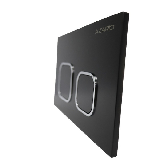 Сет AZARIO NEW-TS 1 инсталляция + Azario FOTE подвесной безободковый унитаз, слив "Скрытое Торнадо" с сиденьем микролифт + кнопка AZARIO NEW-TS черная механическая ABS пластик, (AZ-TS006T+AZ-116-UQ3+AZ-ABS-002-B)