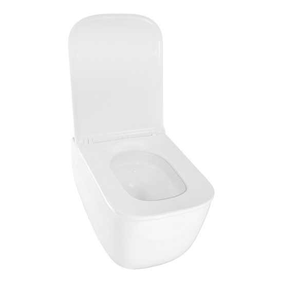 Сет AZARIO NEW-TS 1 инсталляция + Azario FOTE подвесной безободковый унитаз, слив "Скрытое Торнадо" с сиденьем микролифт + кнопка AZARIO NEW-TS черная механическая ABS пластик, (AZ-TS006T+AZ-116-UQ3+AZ-ABS-002-B)