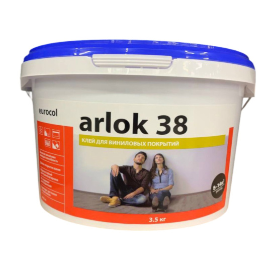 Клей ARLOK 38 водно-дисперсионный акриловый 3,5 кг , бежевый 