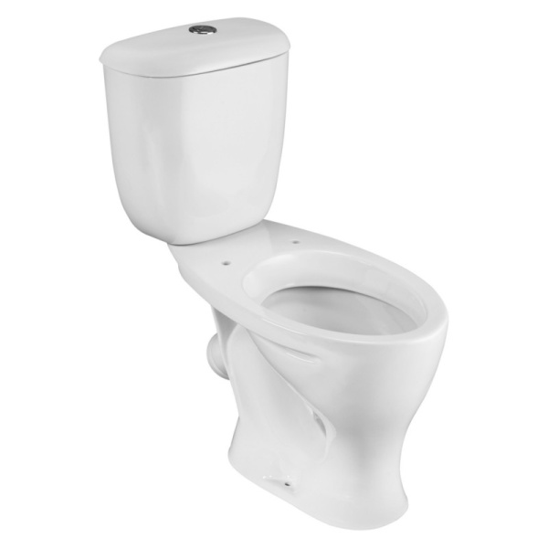 Унитаз-компакт Santeri Воротынский, 1P4017S0000BF, антивсплеск, косой выпуск, однорежимная арматура, нижний  подвод, сиденье