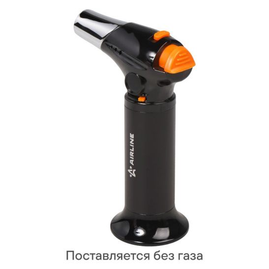 Горелка газовая ("AIRLINE", ADTG018) портативная с фиксированным баллоном, пьезоподжиг, сопло D23мм