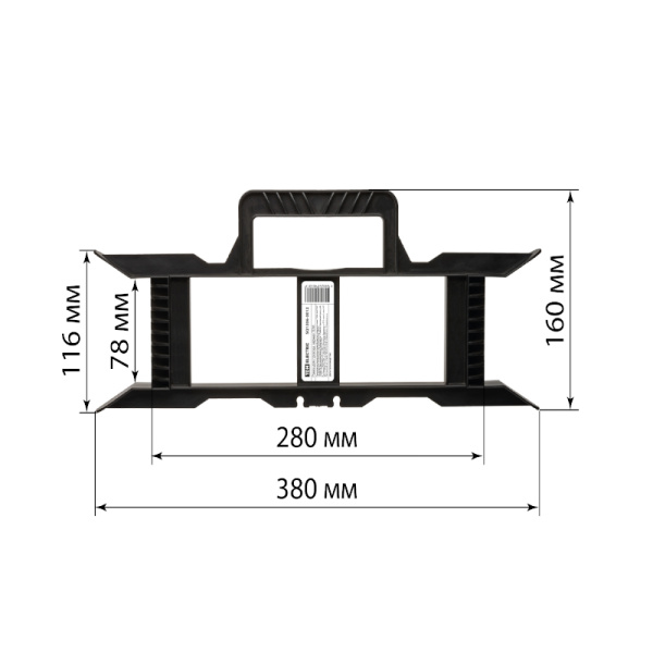 Рамка для провода TDM (SQ1306-0012) черная 