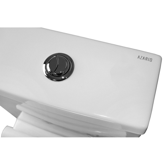 Унитаз-компакт Azario  Зено моноблок, AZ-1169 универсальный выпуск, двухрежимная арматура, нижний  подвод, сиденье