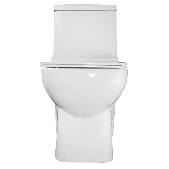 Унитаз-компакт Azario  Зено моноблок, AZ-1169 универсальный выпуск, двухрежимная арматура, нижний  подвод, сиденье